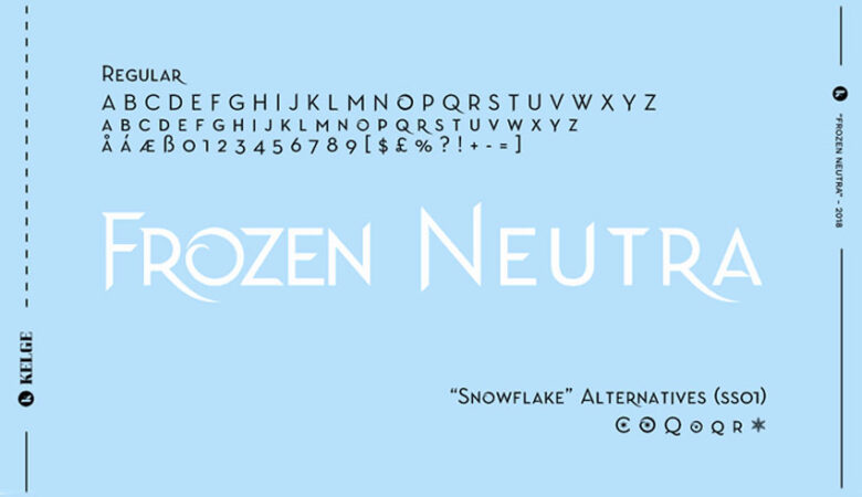 Frozen Neutra Font