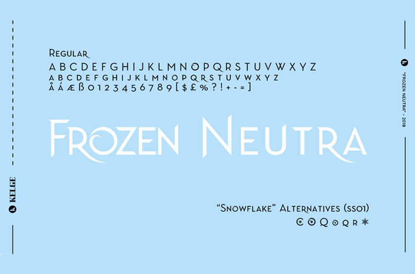 Frozen Neutra Font