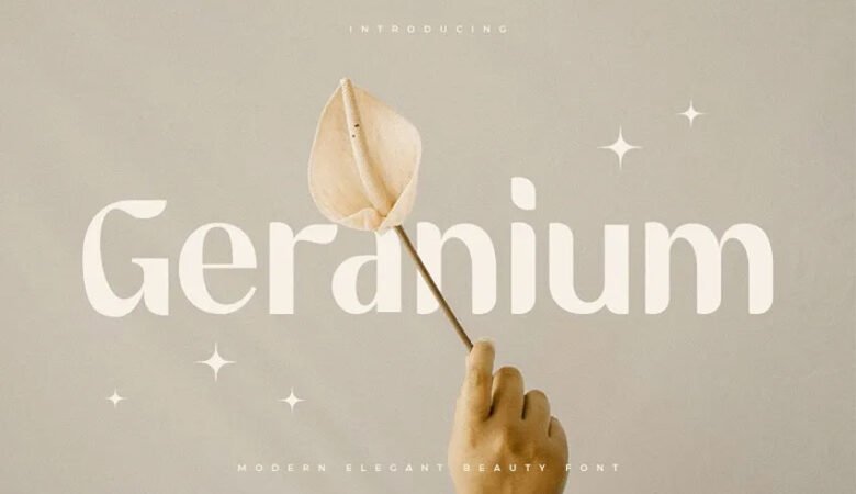 Geranium Font