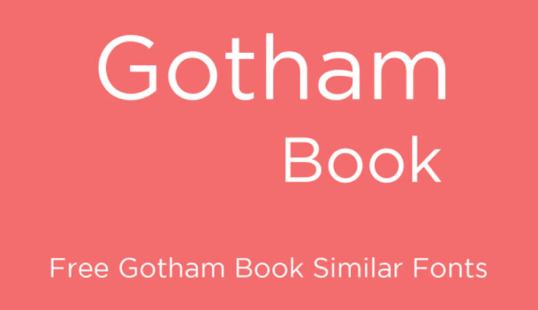 Gotham Book Font