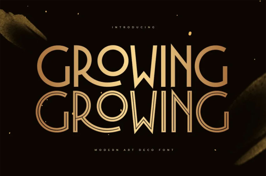 Growing Font