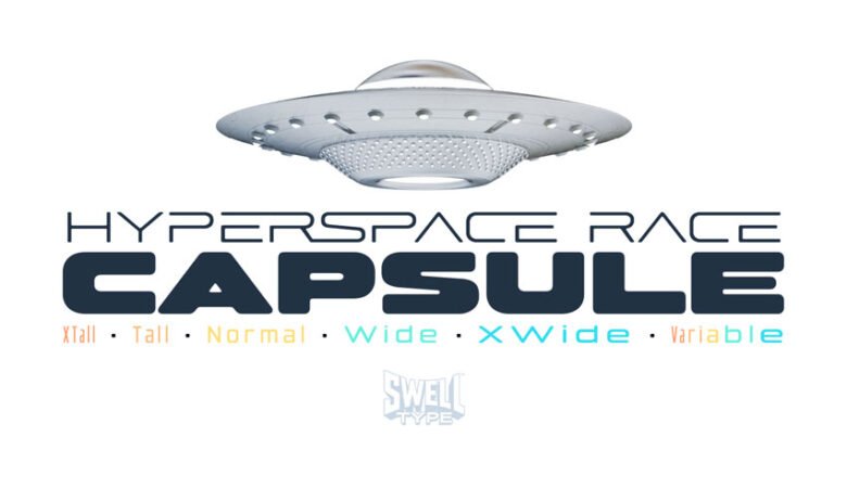 Hyperspace Race Capsule Font