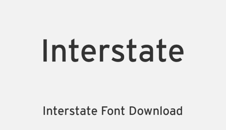 Interstate Font