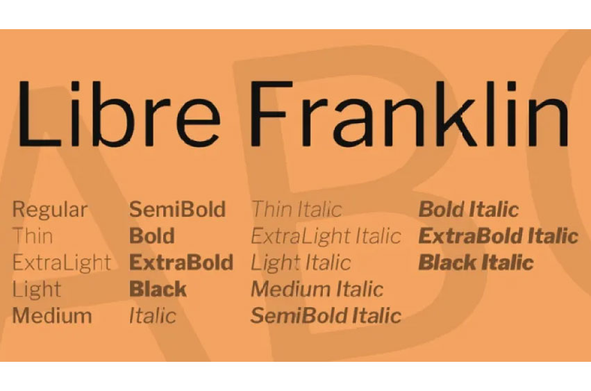 Libre Franklin Font