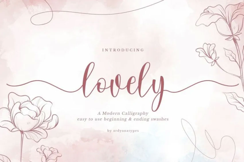 Lovely Calligraphy Font