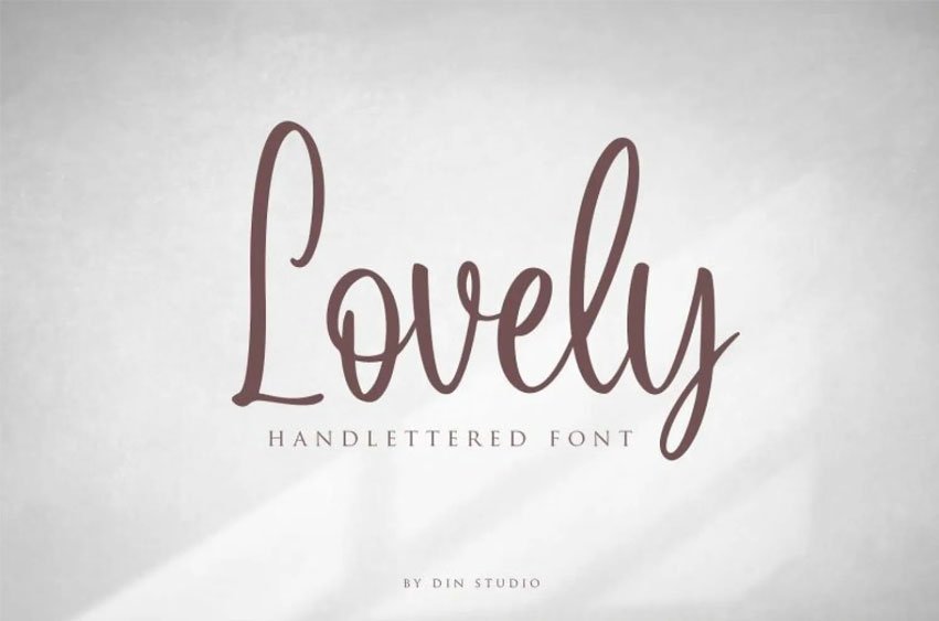 Lovely Handlettered Font