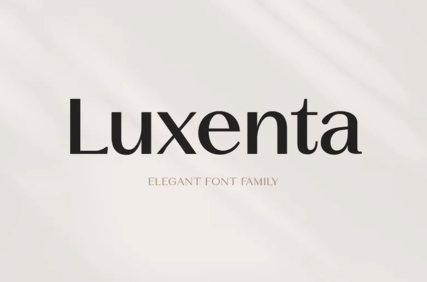 Luxenta Font