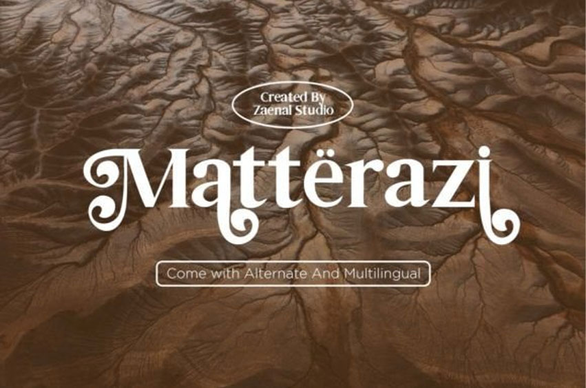 Matterazi Font