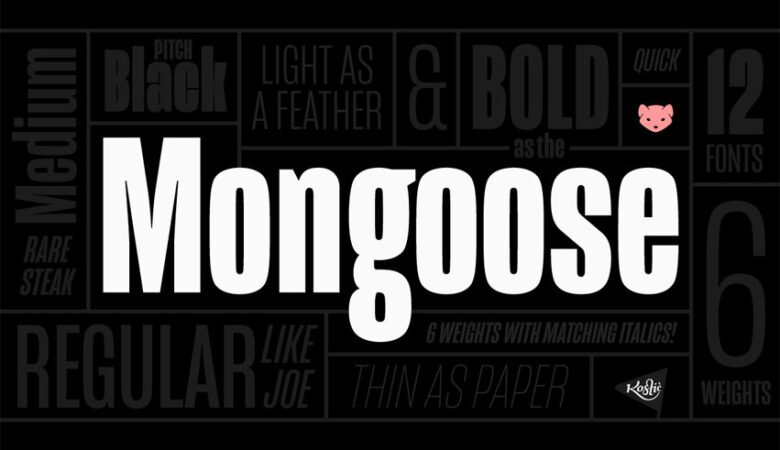 Mongoose Font