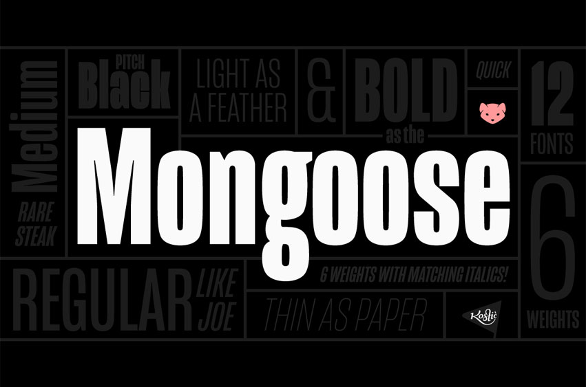 Mongoose Font