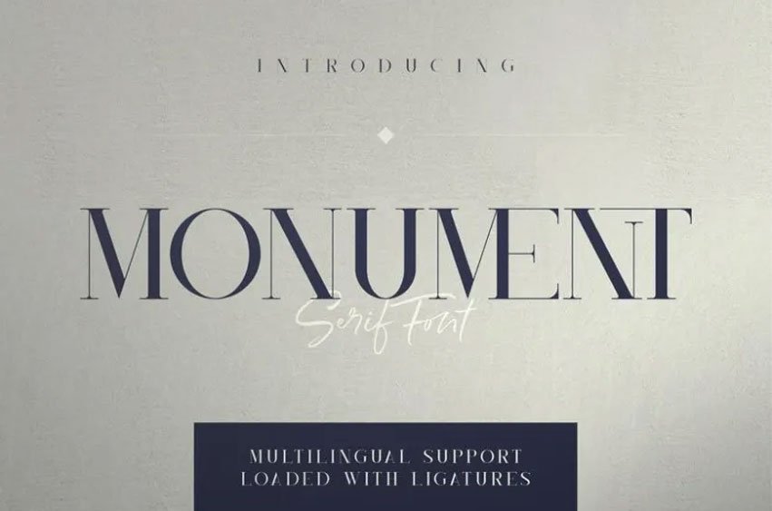 Monument Font