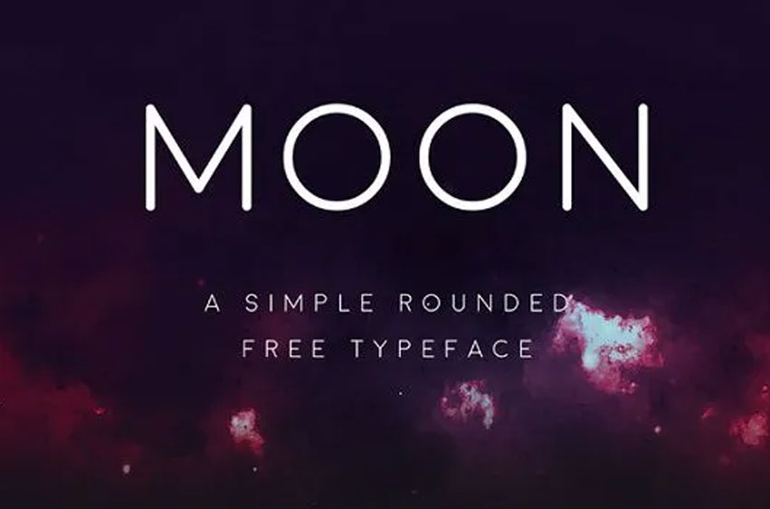 Moon Rounded Font