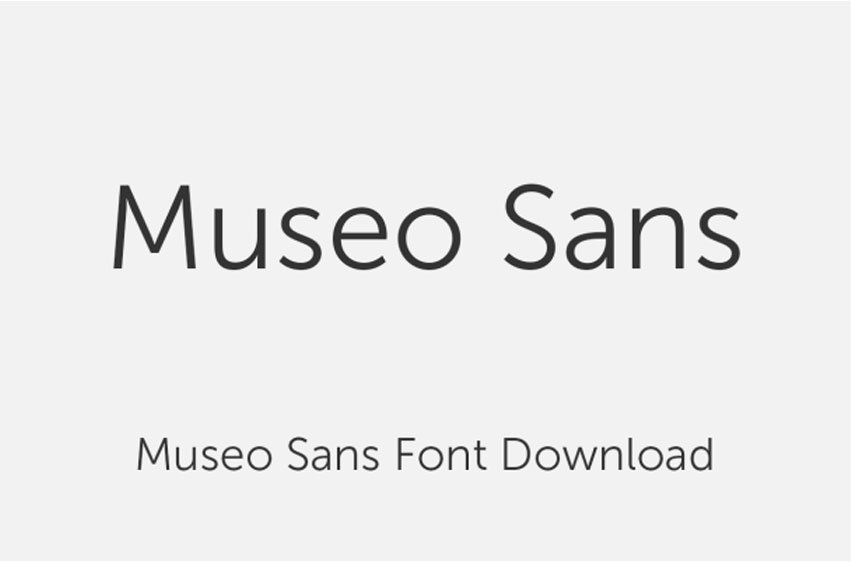 Museo Sans Font