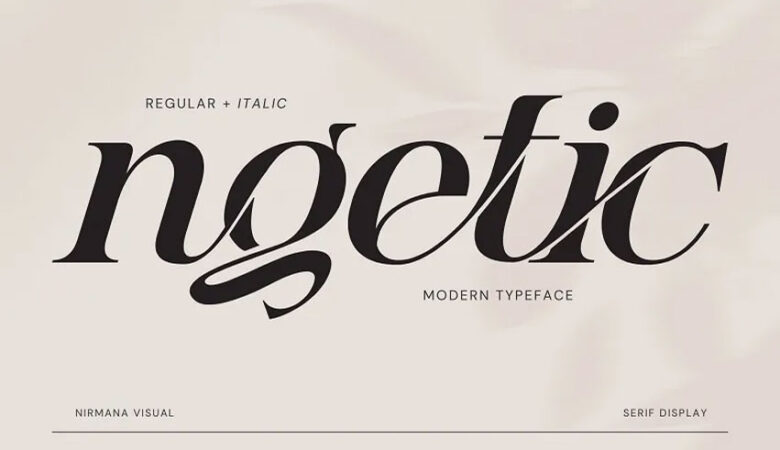 Ngetic Font