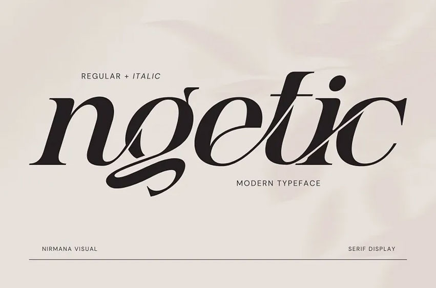 Ngetic Font