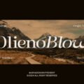 Olieno Blow Font