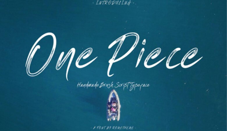 One Piece Brush Font