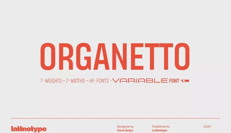 Organetto Font