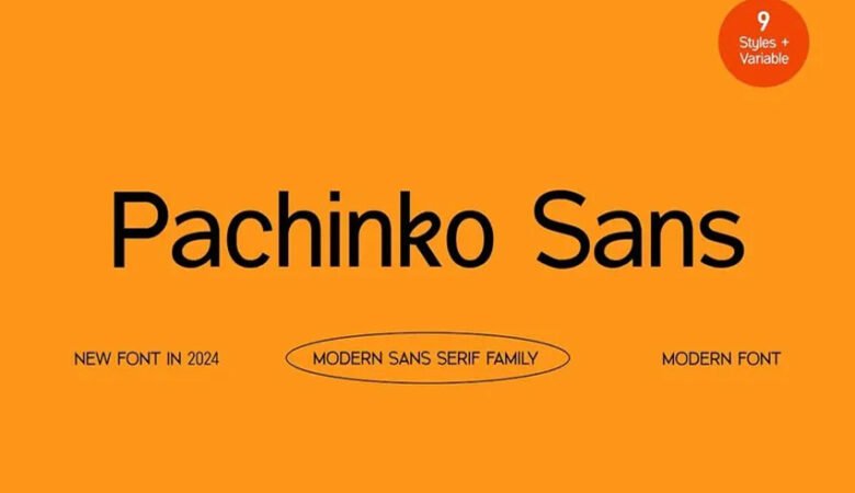 Pachinko Sans Font