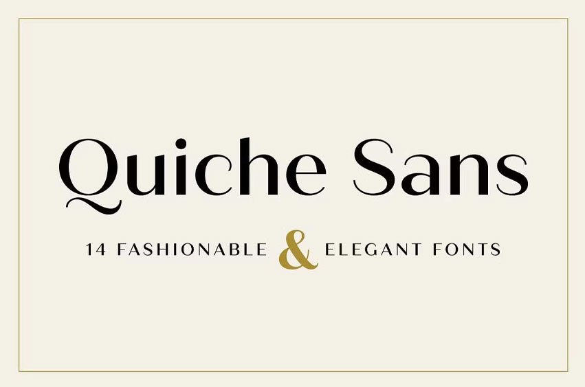 Quiche Sans Font