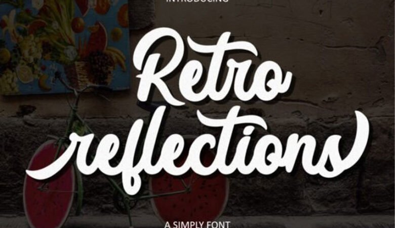 Retro Reflections Font