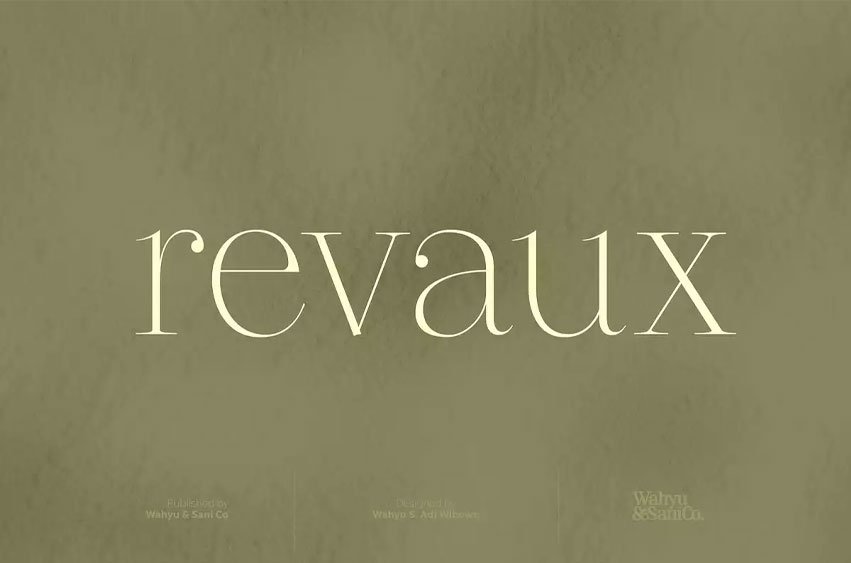 Revaux Font