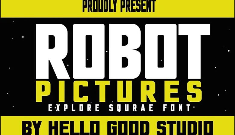 Robot Pictures Font