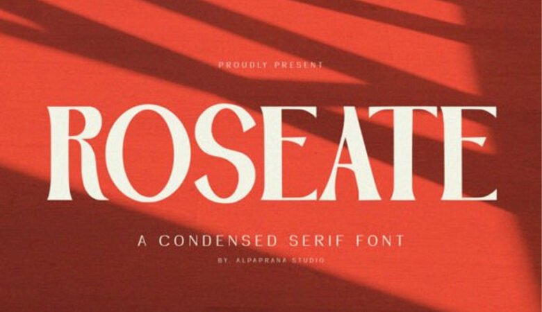 Roseate Font