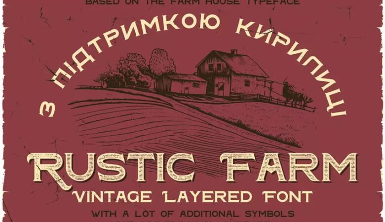 Rustic Farm Font