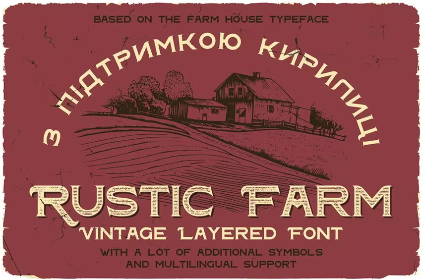 Rustic Farm Font