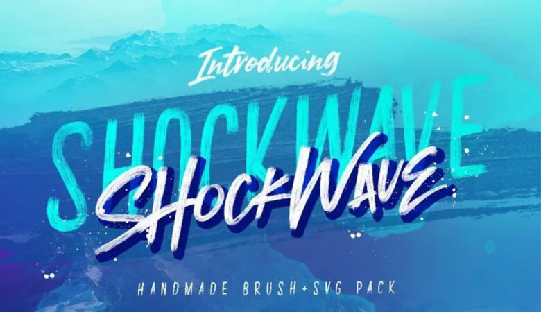 Shockwave Handmade Font