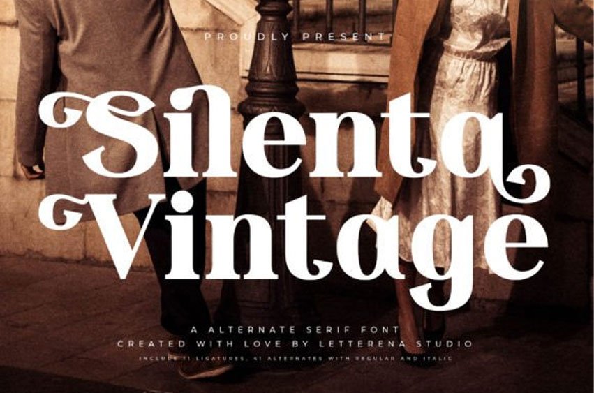 Silenta Vintage Font