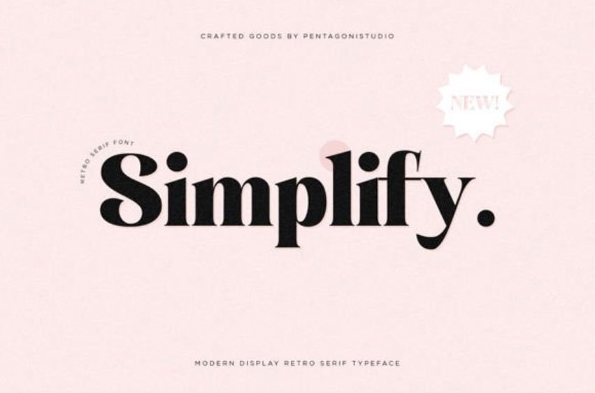 Simplify Font