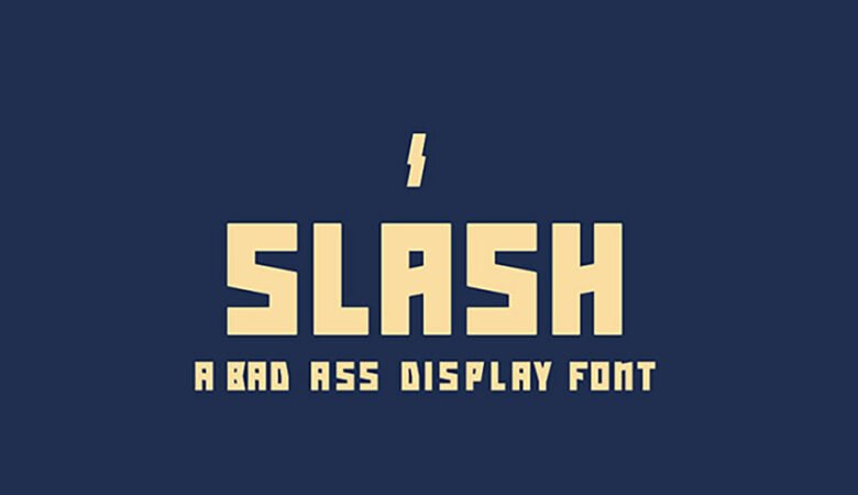 Slash Font