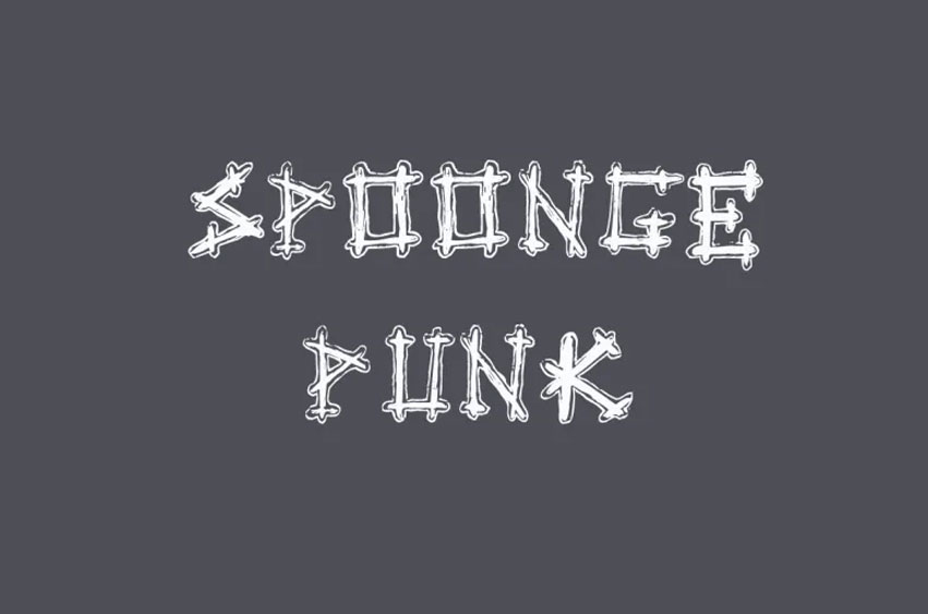 Spoonge Punk Font