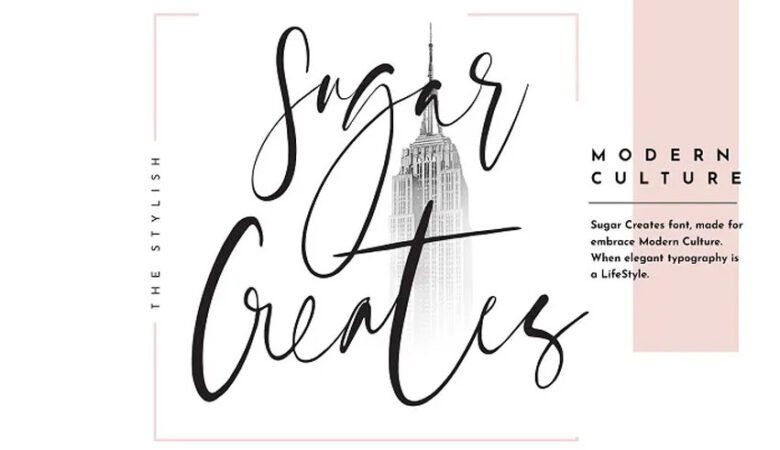 Sugar Creates Font