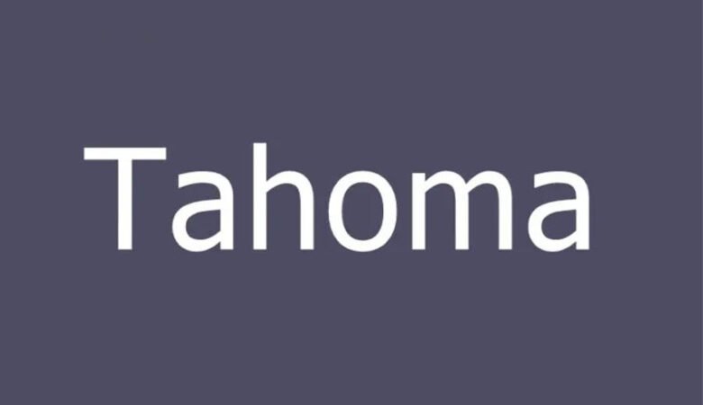 Tahoma Font