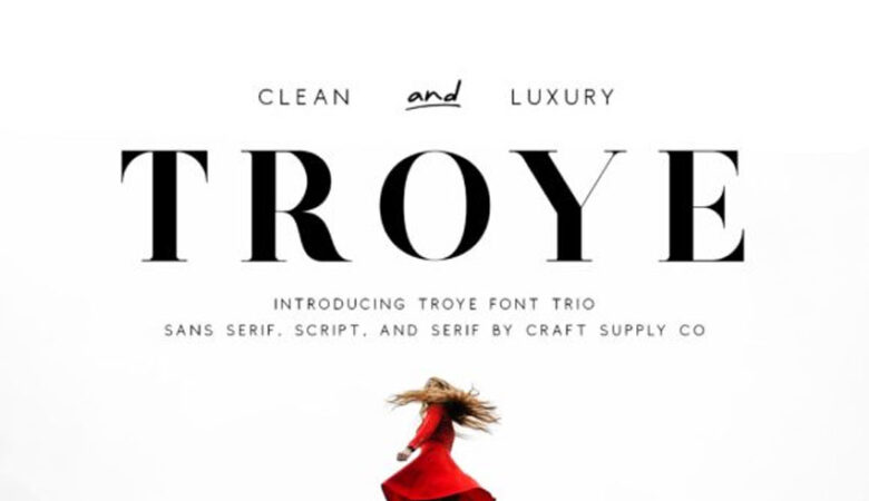 Troye Trio Font