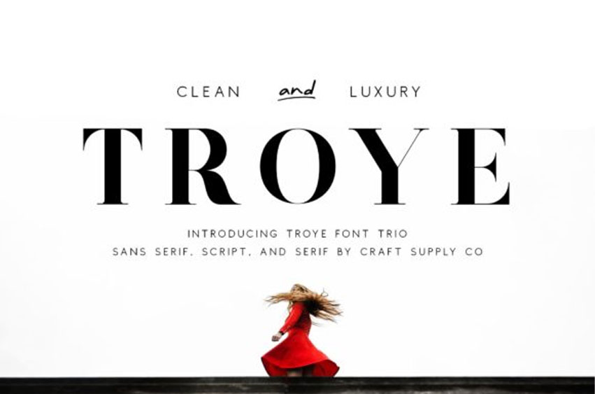 Troye Trio Font