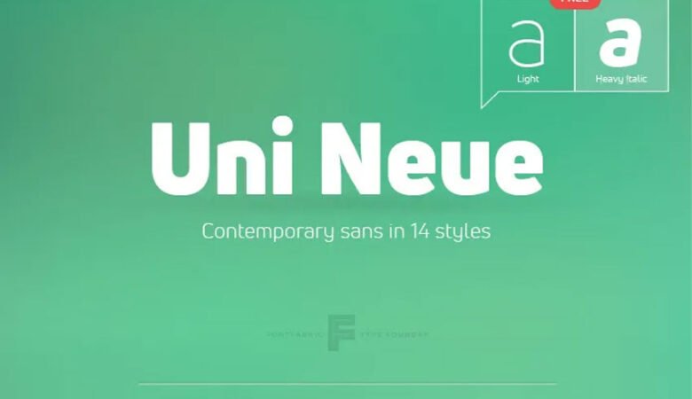 Uni Neue Font