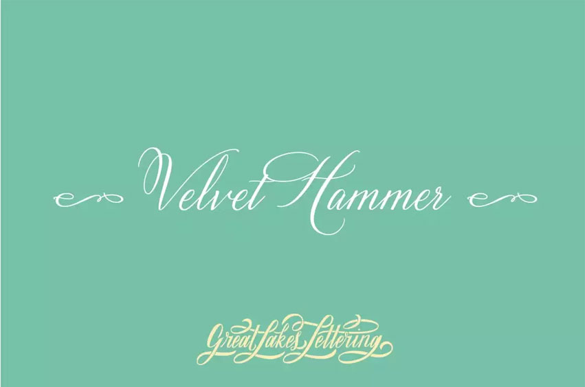 Velvet Hammer Font