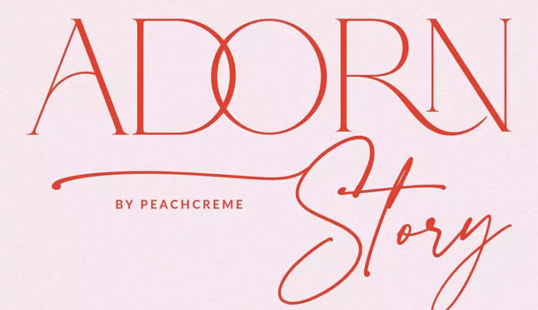 Adorn Story Font