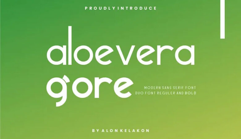 Aloevera Gore Font