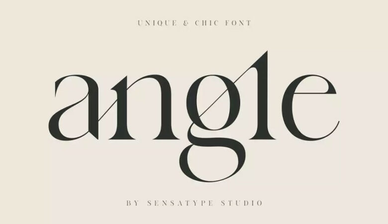 Angle Font