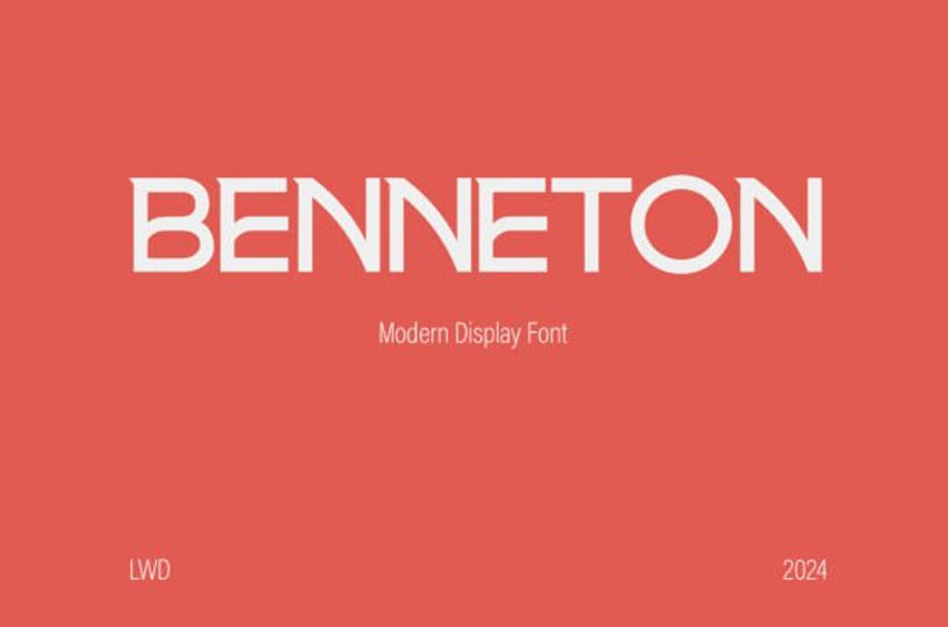 Benneton Font