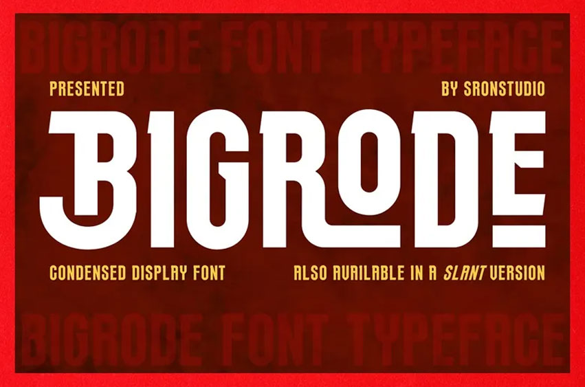 Bigrode Font