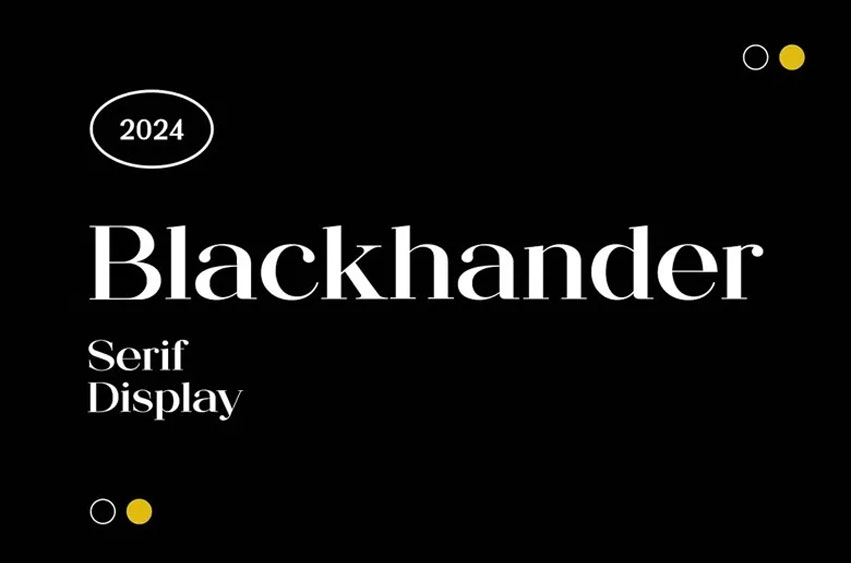 Blackhander Font