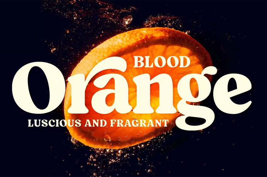 Blood Orange Font