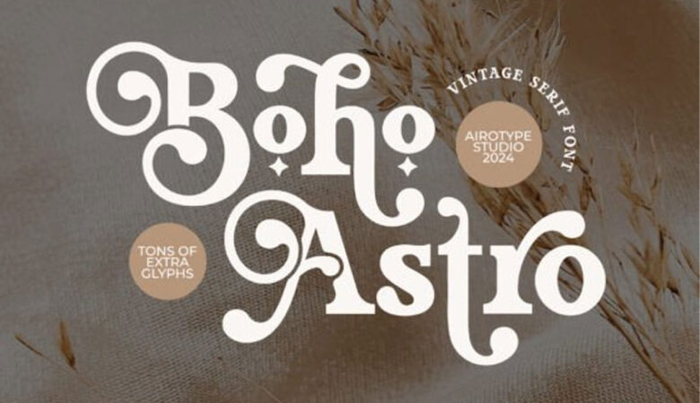 Boho Astro Font