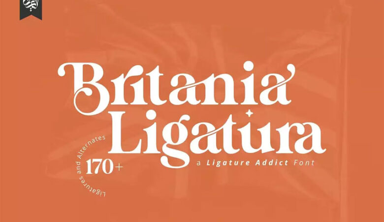 Britania Ligatura Font